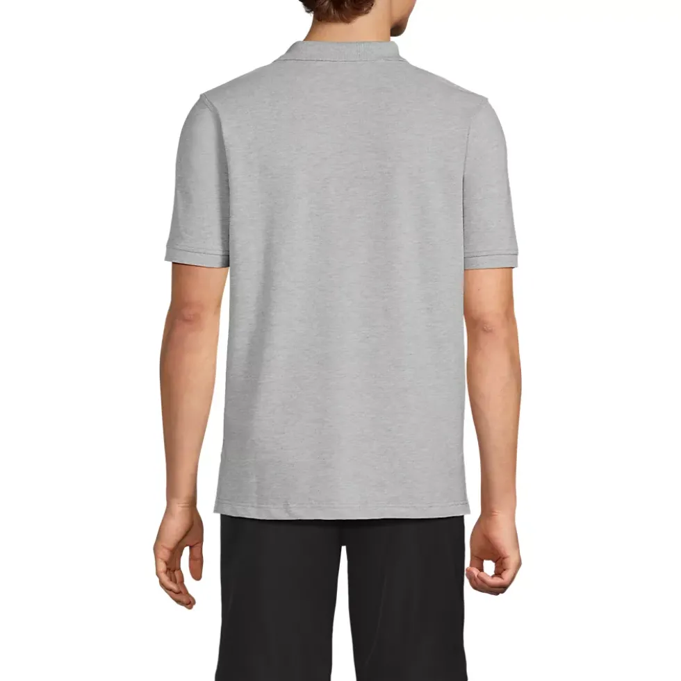 Men's Short Sleeve Mesh Polo Shirt