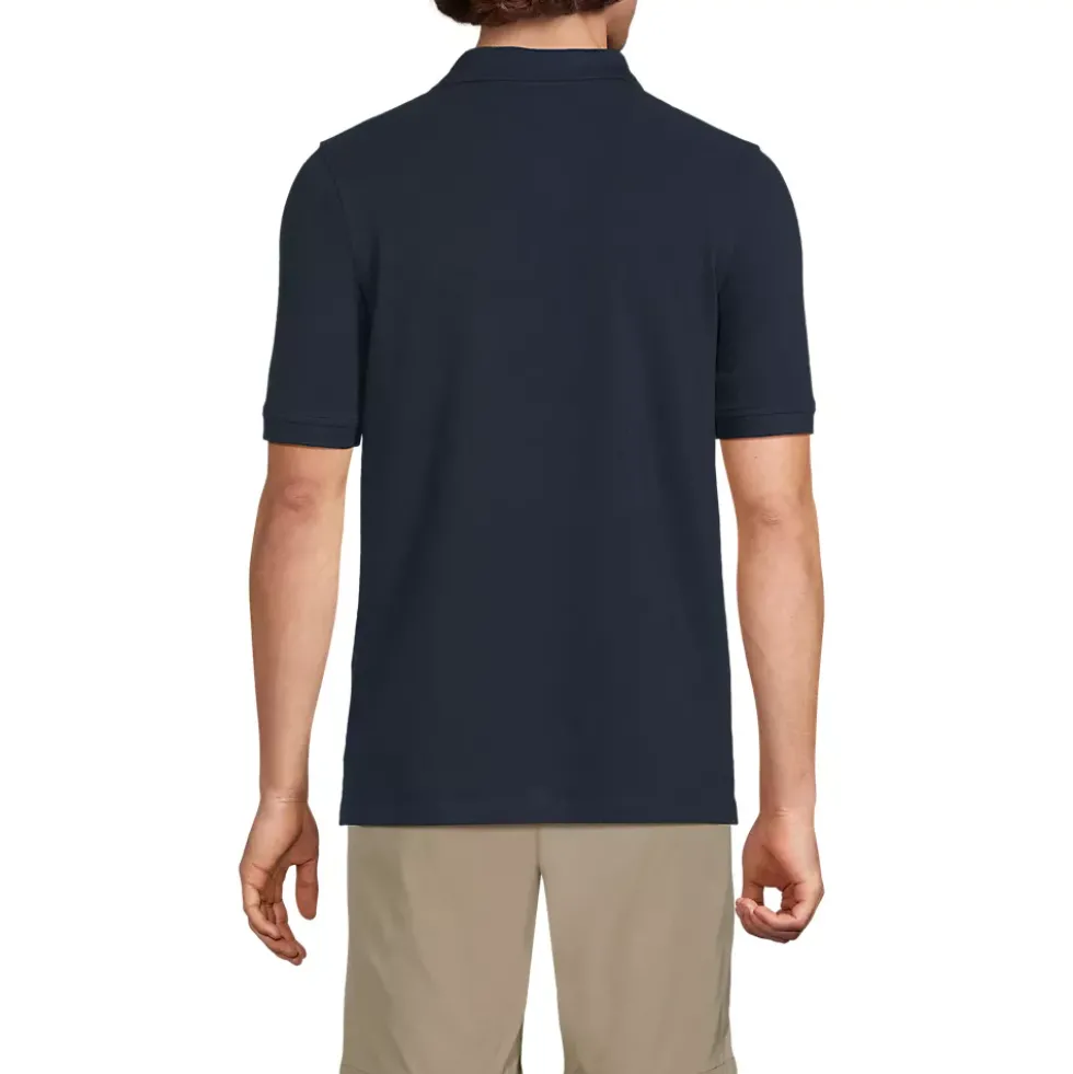 Men's Short Sleeve Mesh Polo Shirt