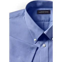 Men's Short Sleeve No Iron Pinpoint Dress Shirt