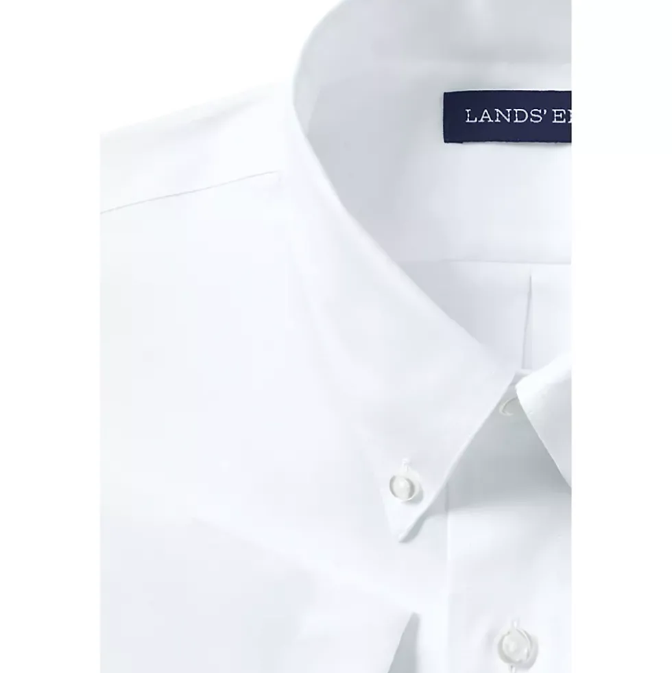 Men's Short Sleeve No Iron Pinpoint Dress Shirt