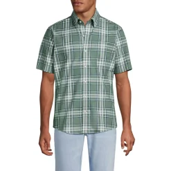 Men's Short Sleeve No Iron Twill Shirt