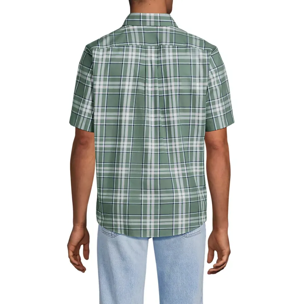Men's Short Sleeve No Iron Twill Shirt