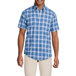 Men's Short Sleeve No Iron Twill Shirt