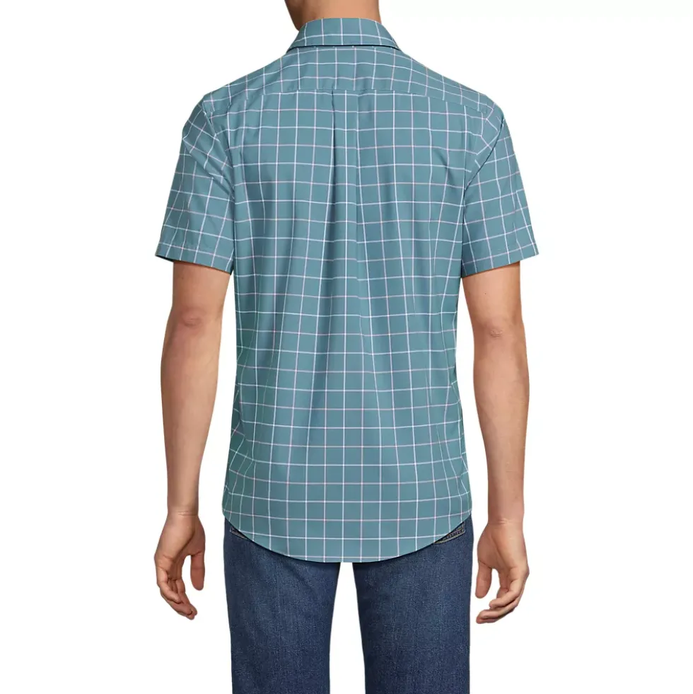 Men's Short Sleeve No Iron Twill Shirt