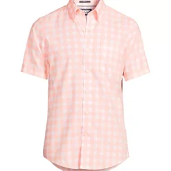 Men's Short Sleeve No Iron Twill Shirt