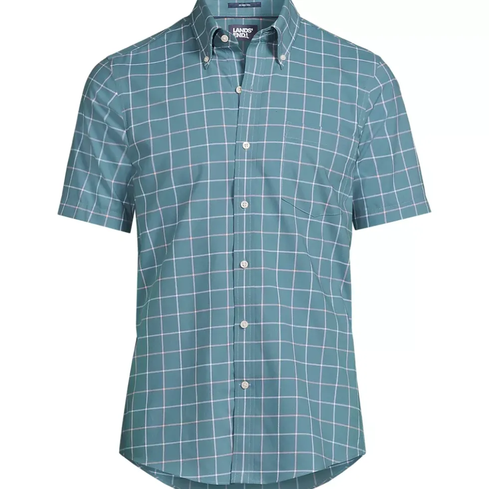 Men's Short Sleeve No Iron Twill Shirt