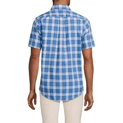 Men's Short Sleeve No Iron Twill Shirt