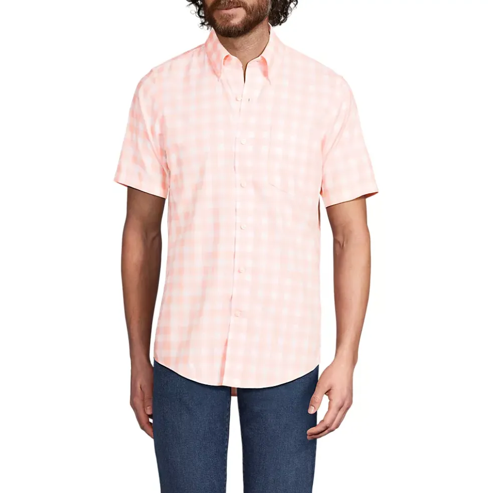 Men's Short Sleeve No Iron Twill Shirt