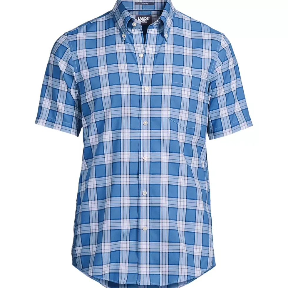 Men's Short Sleeve No Iron Twill Shirt
