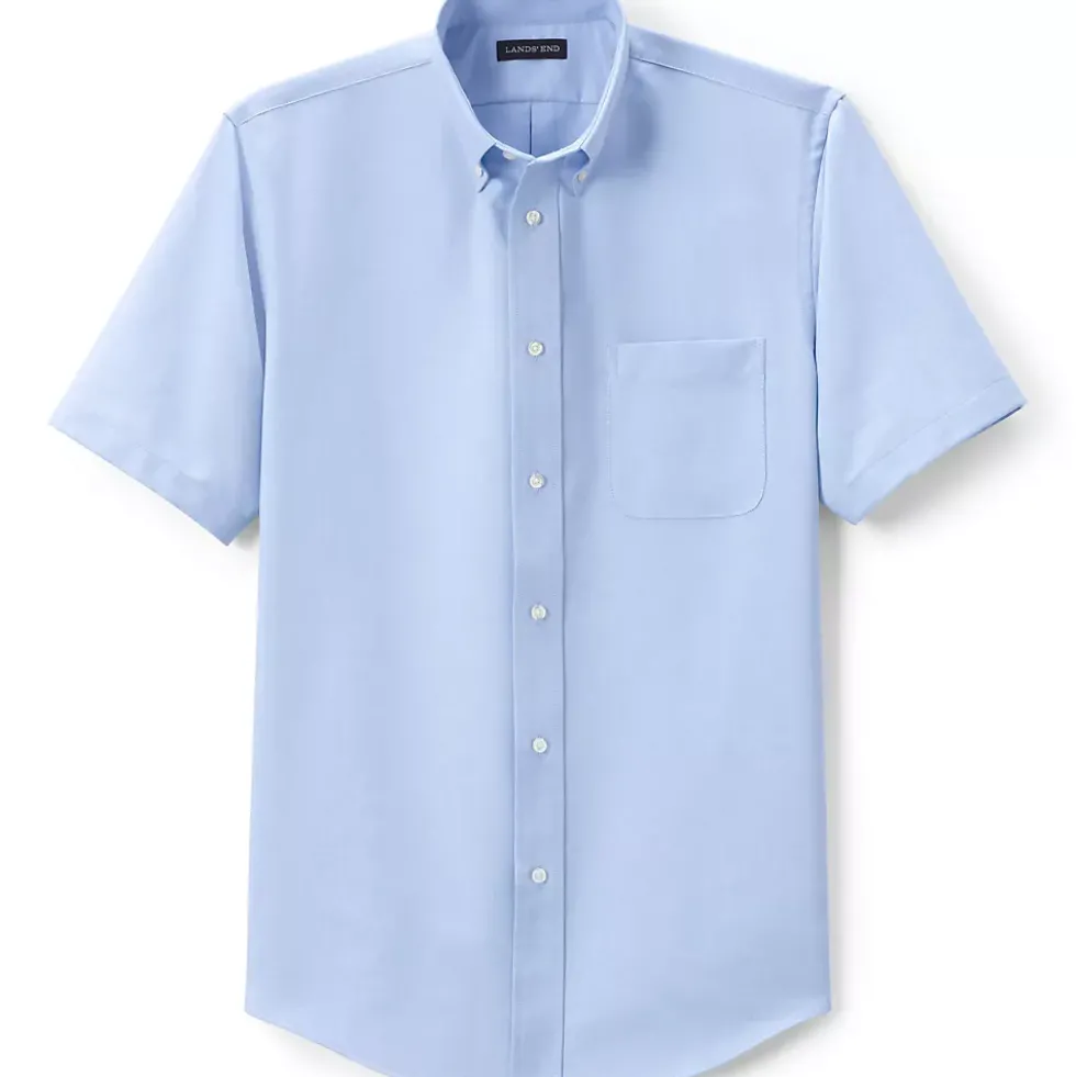 Men's Short Sleeve Oxford Dress Shirt