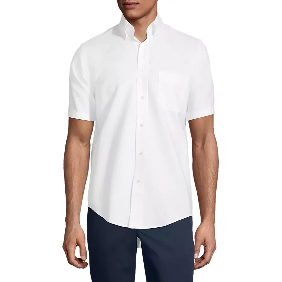 Men's Short Sleeve Oxford Dress Shirt