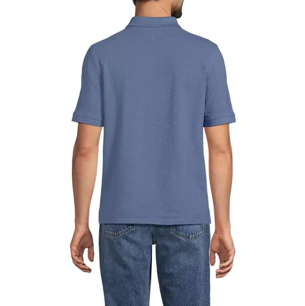 Men's Short Sleeve Performance Mesh Pique Polo
