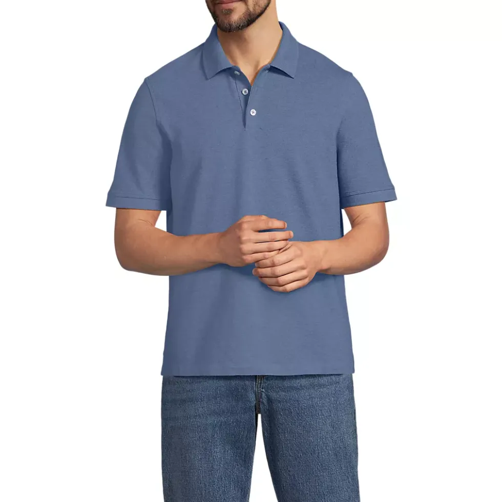 Men's Short Sleeve Performance Mesh Pique Polo