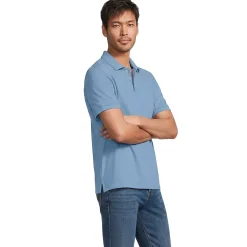 Men's Short Sleeve Performance Mesh Pique Polo