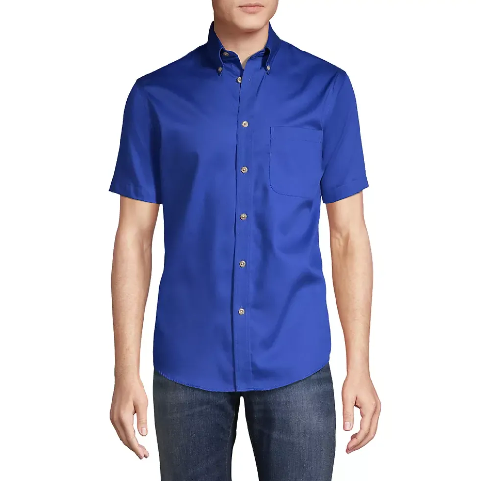 Men's Short Sleeve Performance Twill Shirt