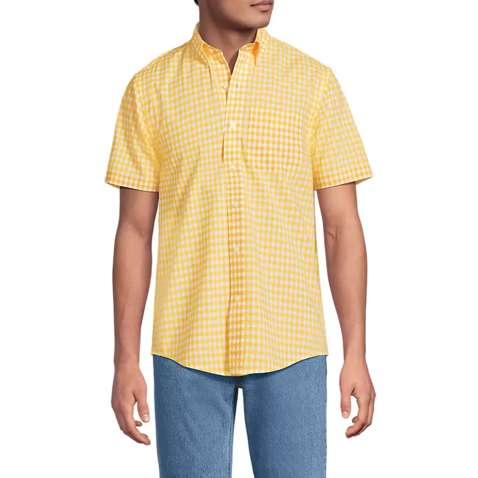 Men's Short Sleeve Poplin Shirt