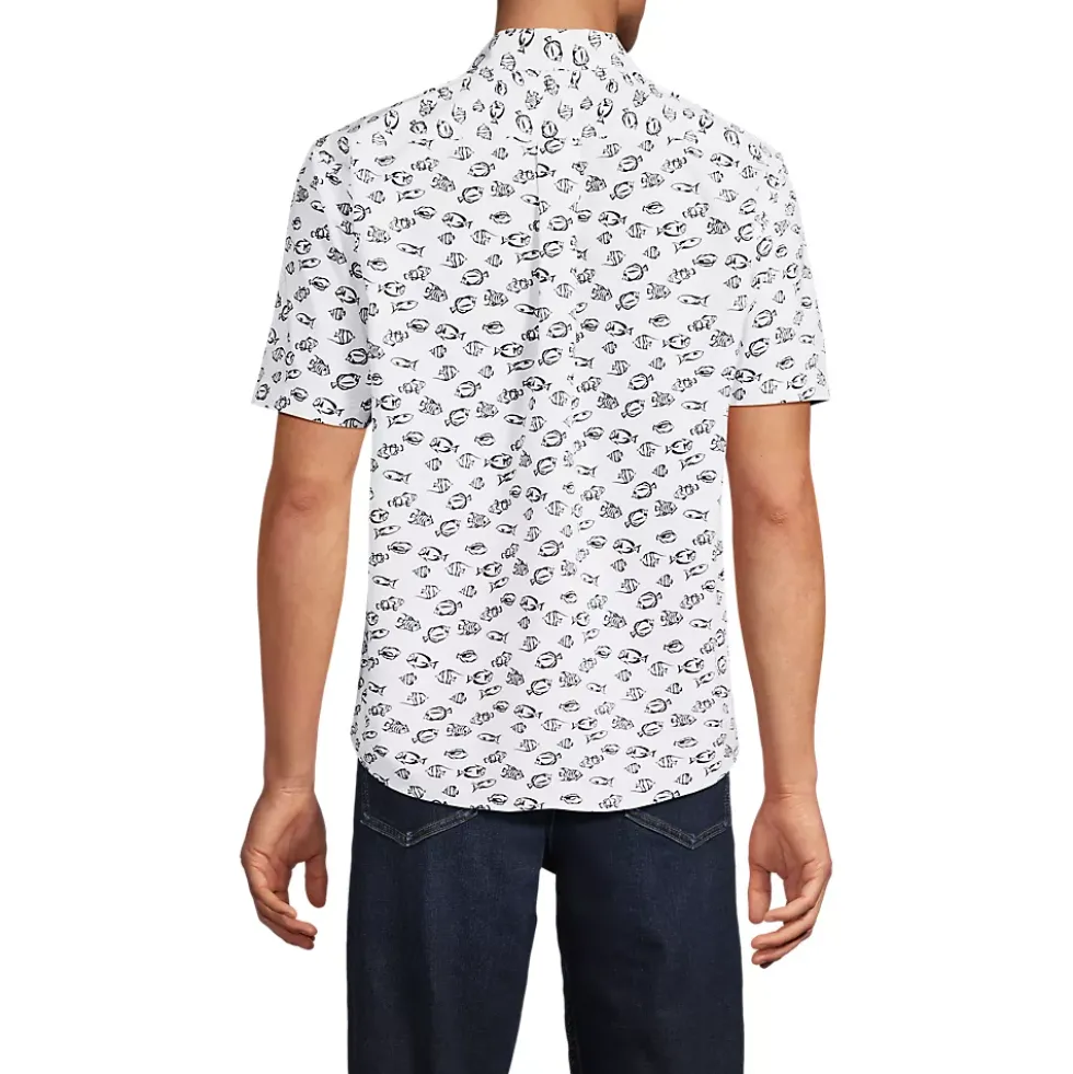 Men's Short Sleeve Poplin Shirt