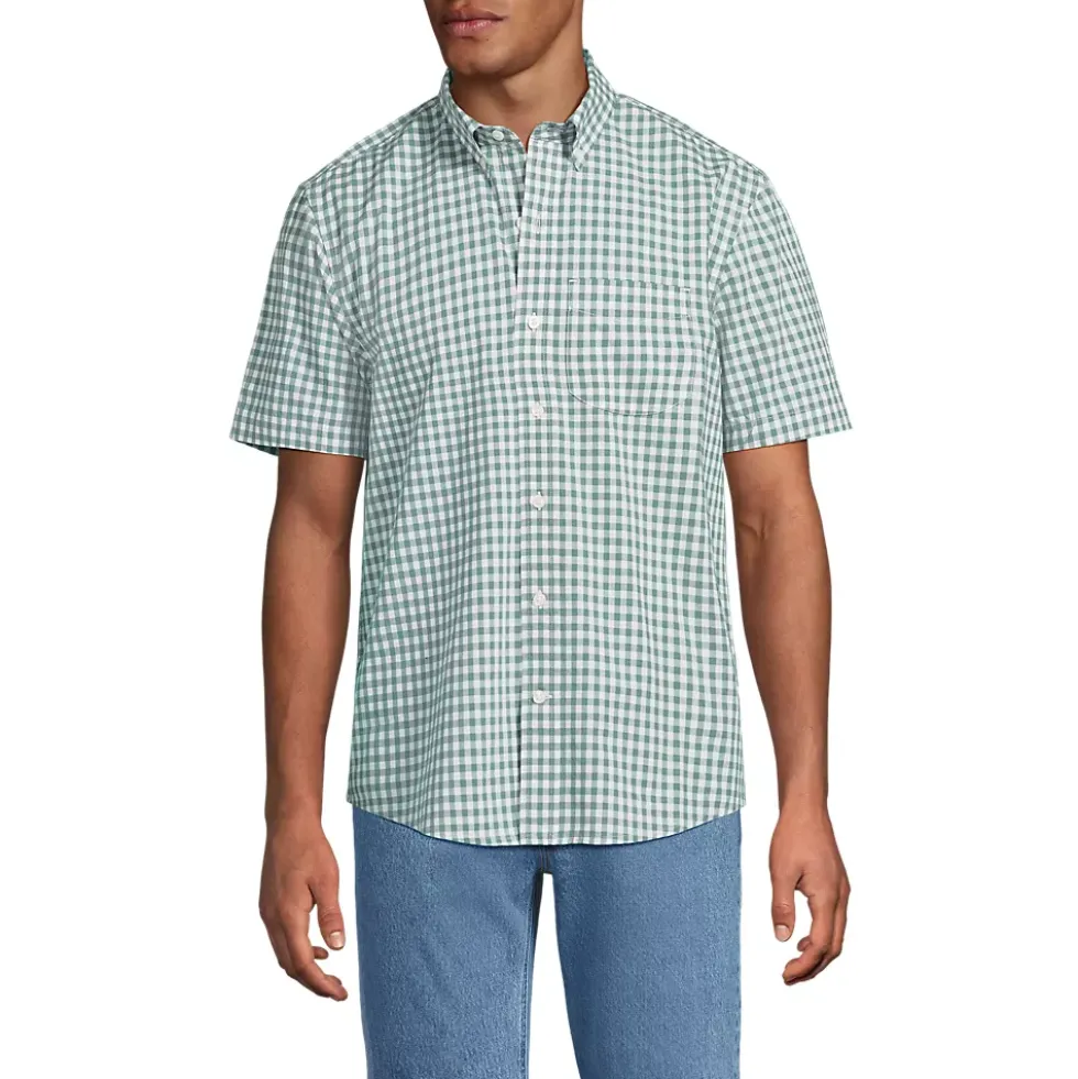 Men's Short Sleeve Poplin Shirt