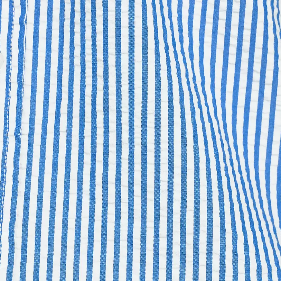 Men's Short Sleeve Seersucker Shirt