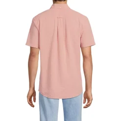 Men's Short Sleeve Seersucker Shirt