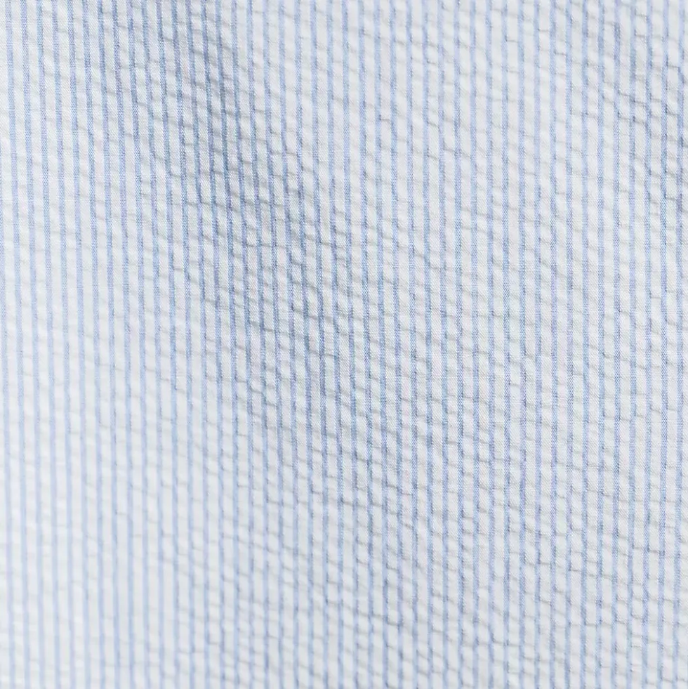 Men's Short Sleeve Seersucker Shirt