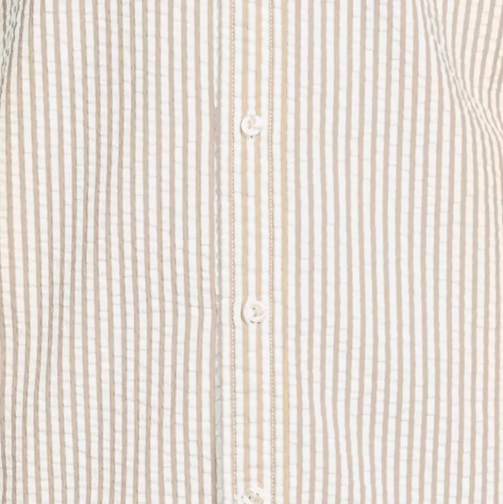 Men's Short Sleeve Seersucker Shirt
