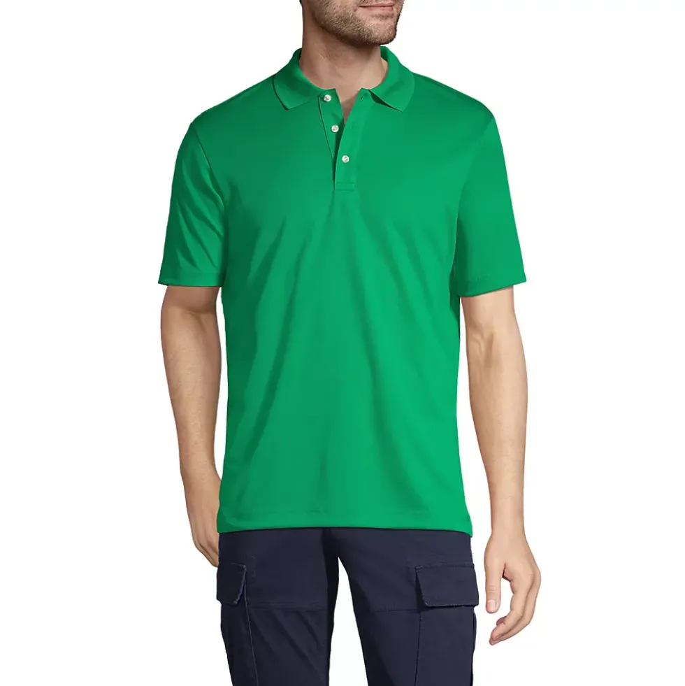 Men's Short Sleeve Solid Active Polo Shirt