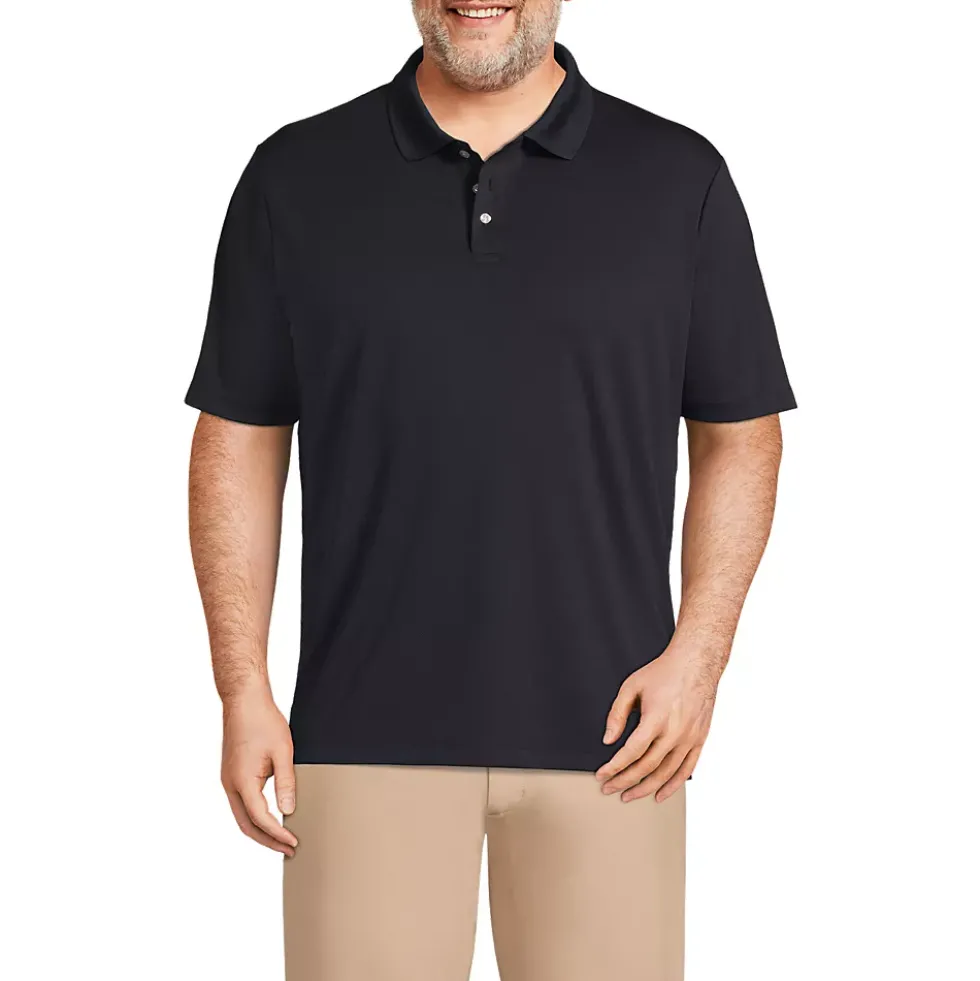 Men's Short Sleeve Solid Active Polo Shirt