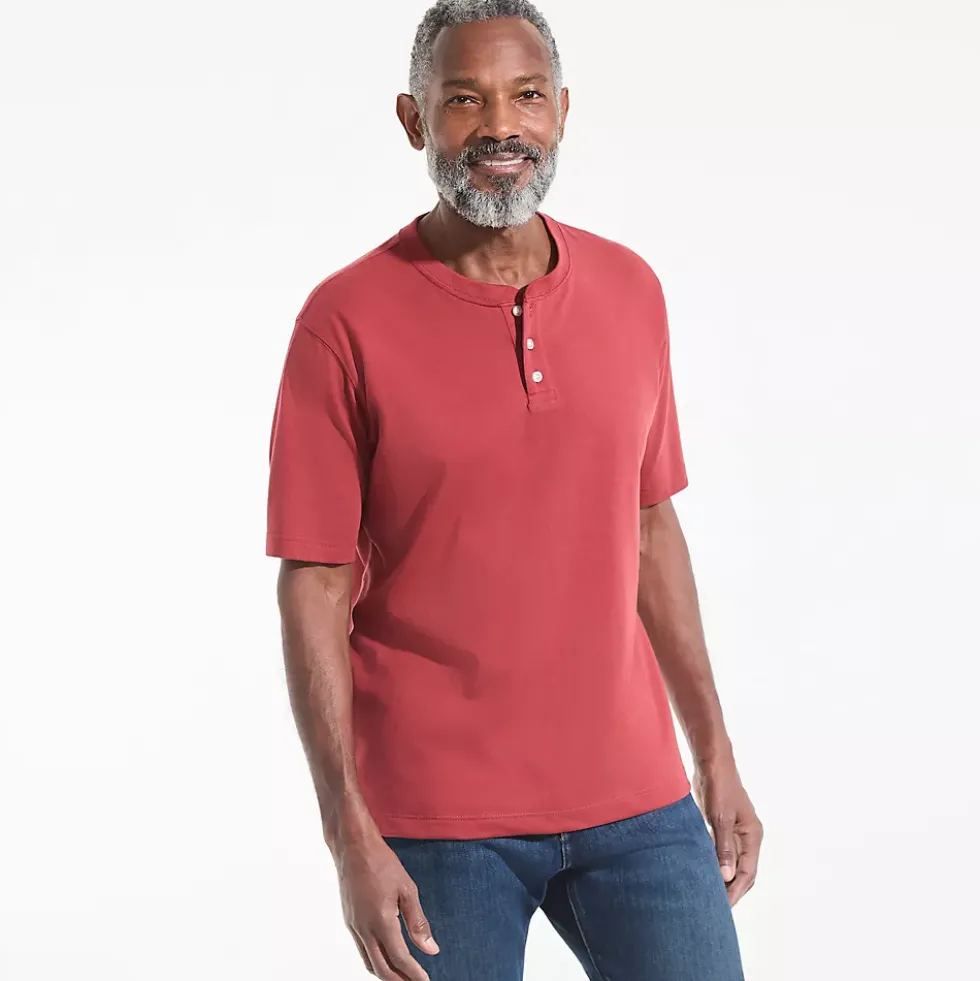 Men's Short Sleeve Super-T Henley