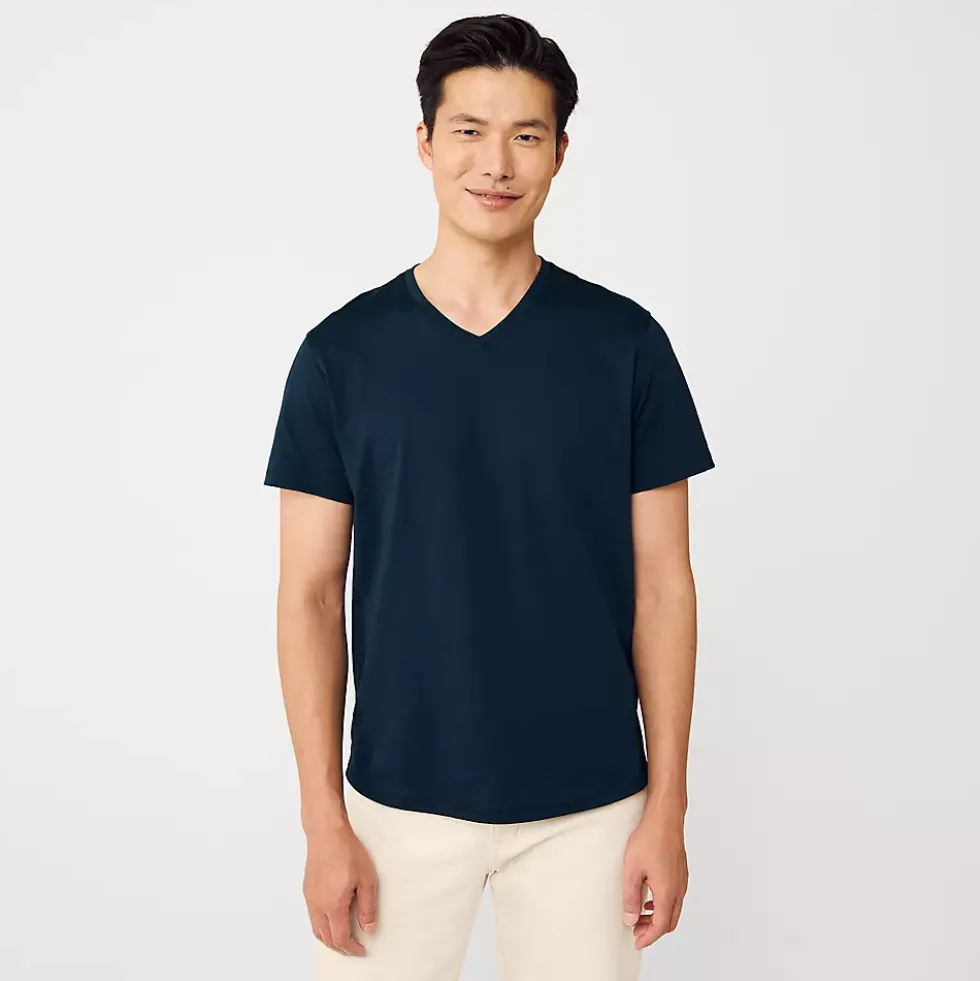 Men's Short Sleeve Supima V-Neck Tee