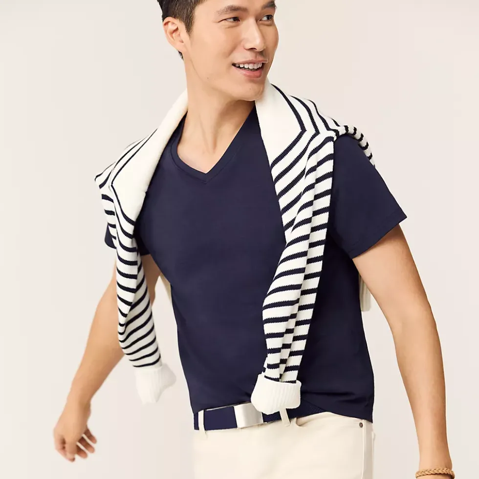 Men's Short Sleeve Supima V-Neck Tee
