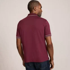 Men's Short Sleeve Tipped Welt Pocket Supima Polo