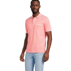 Men's Short Sleeve Tipped Welt Pocket Performance Supima Polo