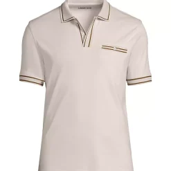 Men's Short Sleeve Tipped Welt Pocket Performance Supima Polo
