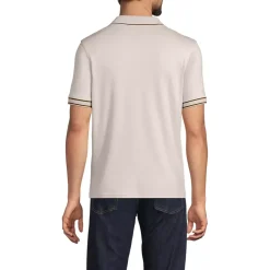 Men's Short Sleeve Tipped Welt Pocket Performance Supima Polo