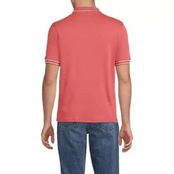 Men's Short Sleeve Tipped Welt Pocket Performance Supima Polo