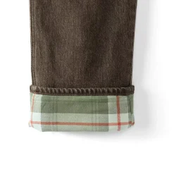 Men's Stretch Comfort Waist Classic Fit Flannel Lined Jean