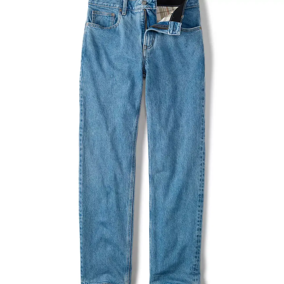 Men's Stretch Comfort Waist Classic Fit Flannel Lined Jean