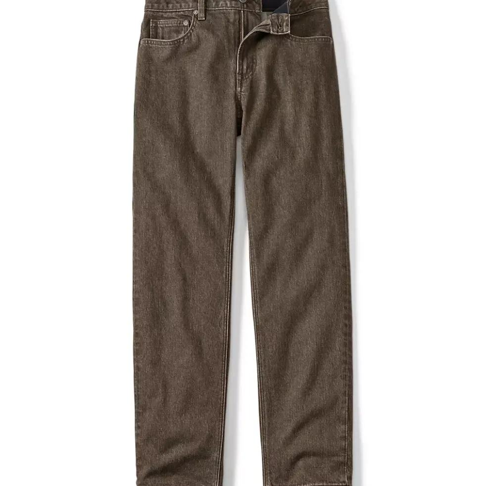 Men's Stretch Comfort Waist Classic Fit Flannel Lined Jean