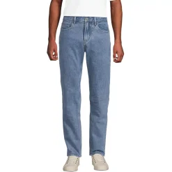 Men's Stretch Comfort Waist Classic Fit Flannel Lined Jean