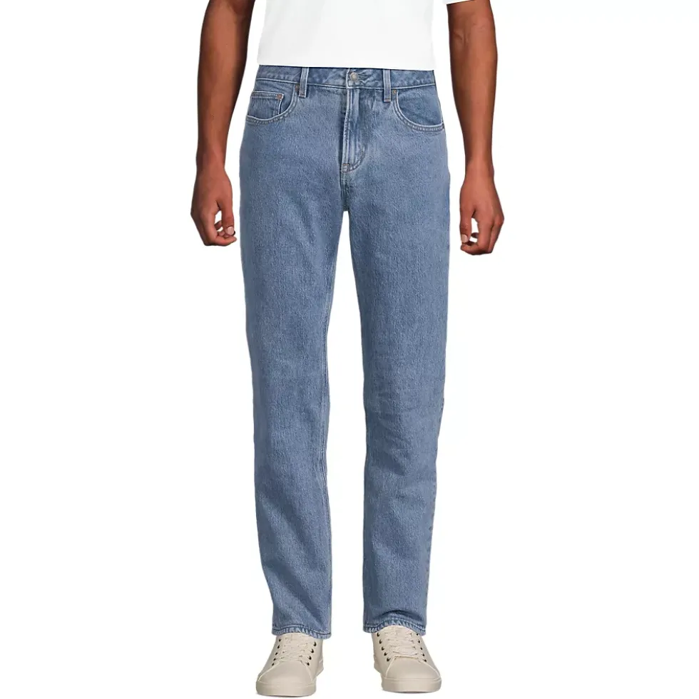 Men's Stretch Comfort Waist Classic Fit Flannel Lined Jean