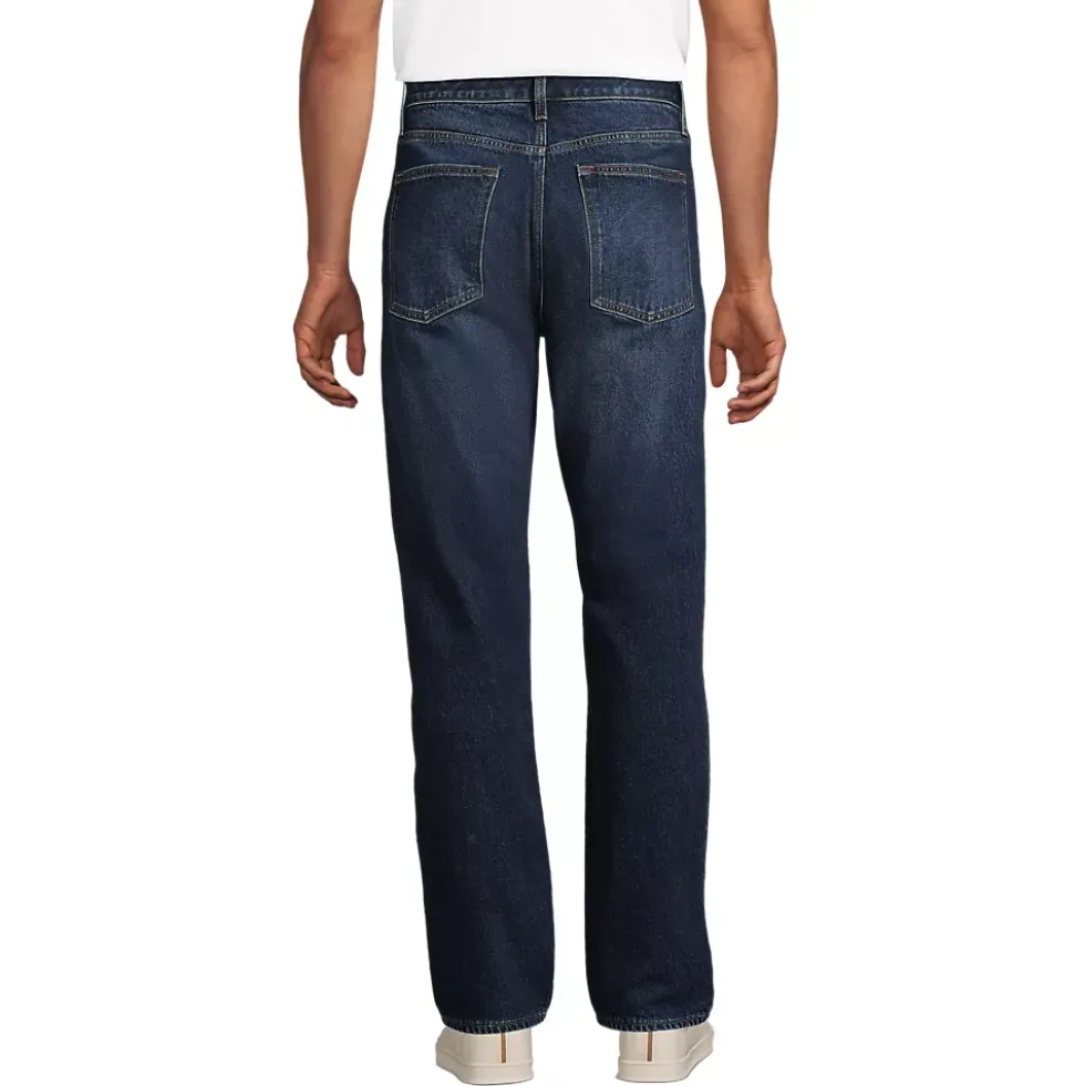 Men's Stretch Comfort Waist Classic Fit Flannel Lined Jean