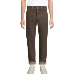 Men's Stretch Comfort Waist Classic Fit Flannel Lined Jean