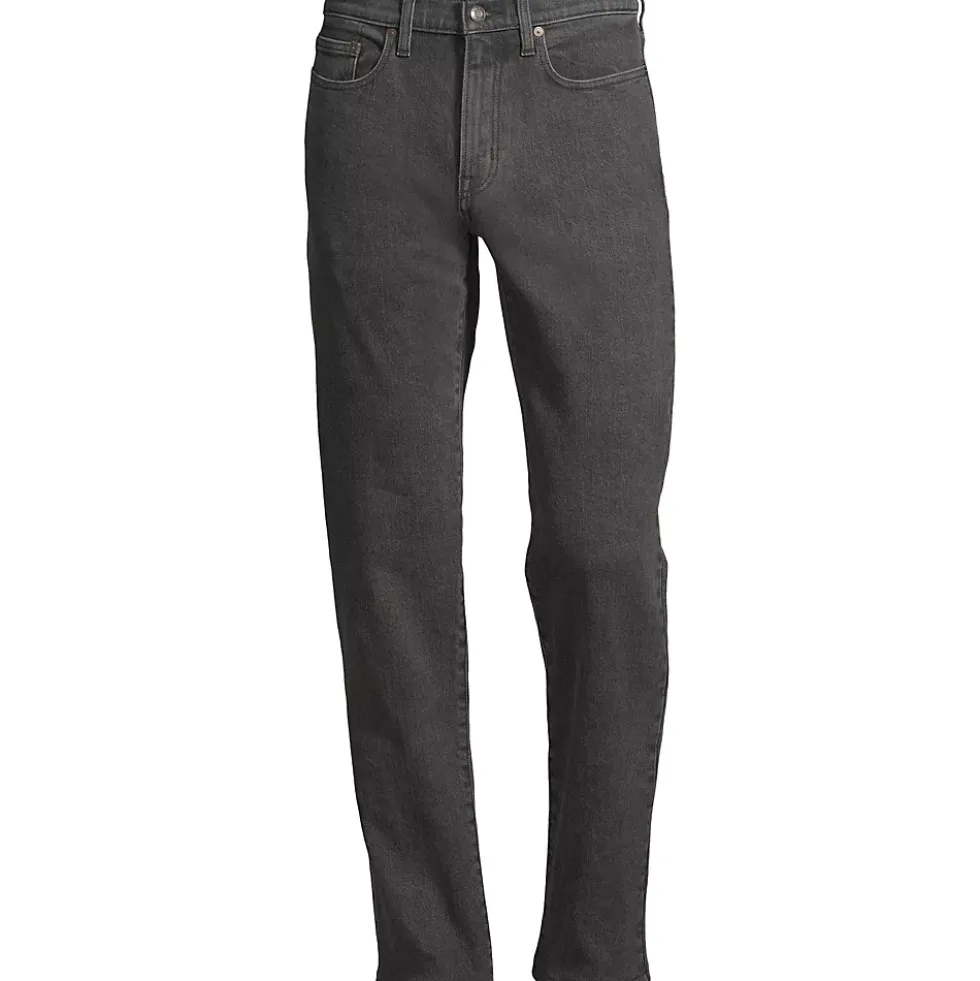 Men's Stretch Traditional Fit Jean Washed Black