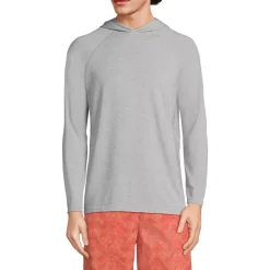 Men's SunShade UPF 50 Cooling Long Sleeve Hooded Swim Tee Rash Guard