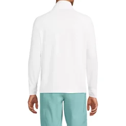 Men's SunShade UPF 50 Cooling Quarter Zip Mock Neck Rash Guard Shirt