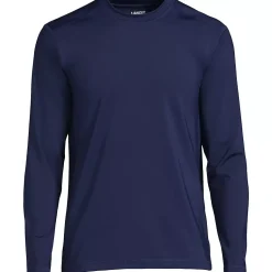 Men's SunShade UPF 50 Long Sleeve Swim Tee Rash Guard