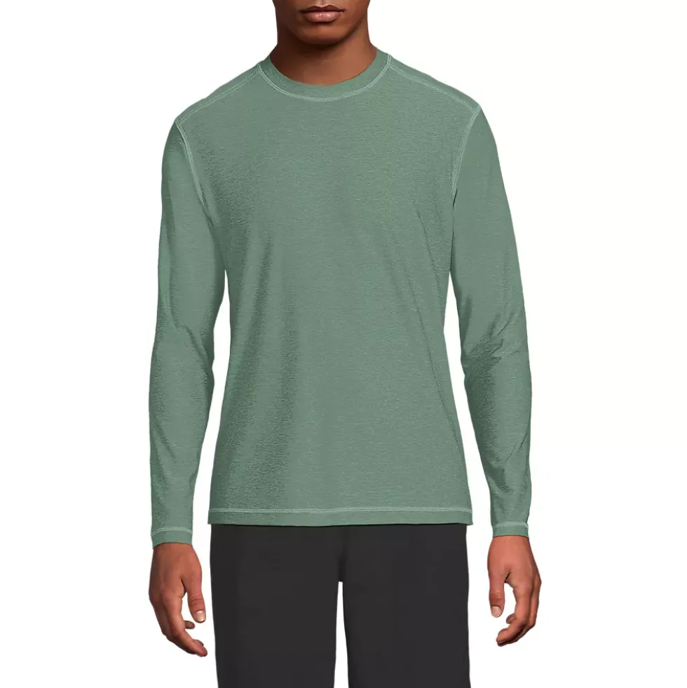 Men's SunShade UPF 50 Long Sleeve Swim Tee Rash Guard
