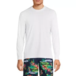 Men's SunShade UPF 50 Long Sleeve Swim Tee Rash Guard