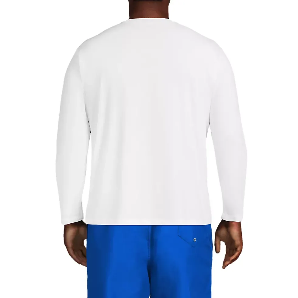 Men's SunShade UPF 50 Long Sleeve Swim Tee Rash Guard